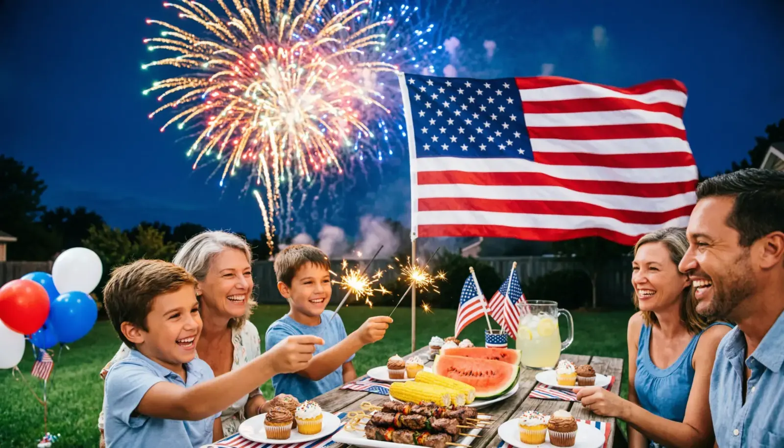 4th of July captions