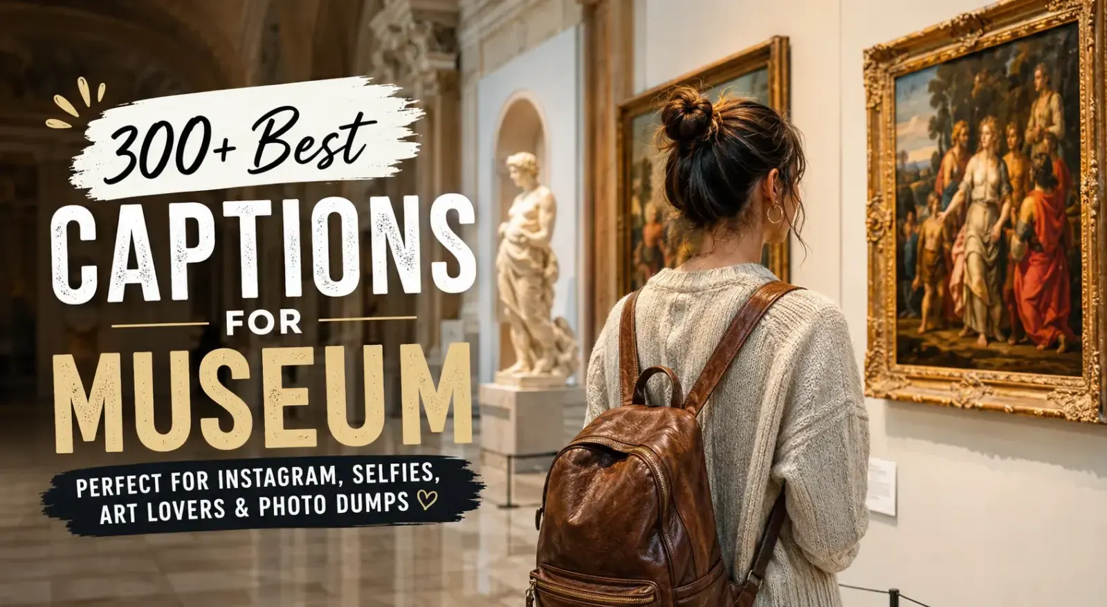captions for museum