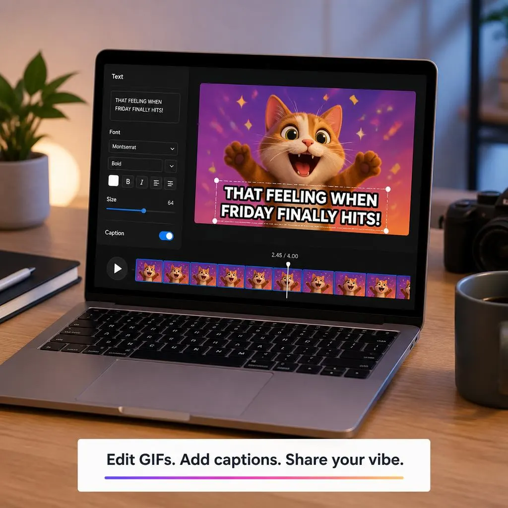 Caption GIF