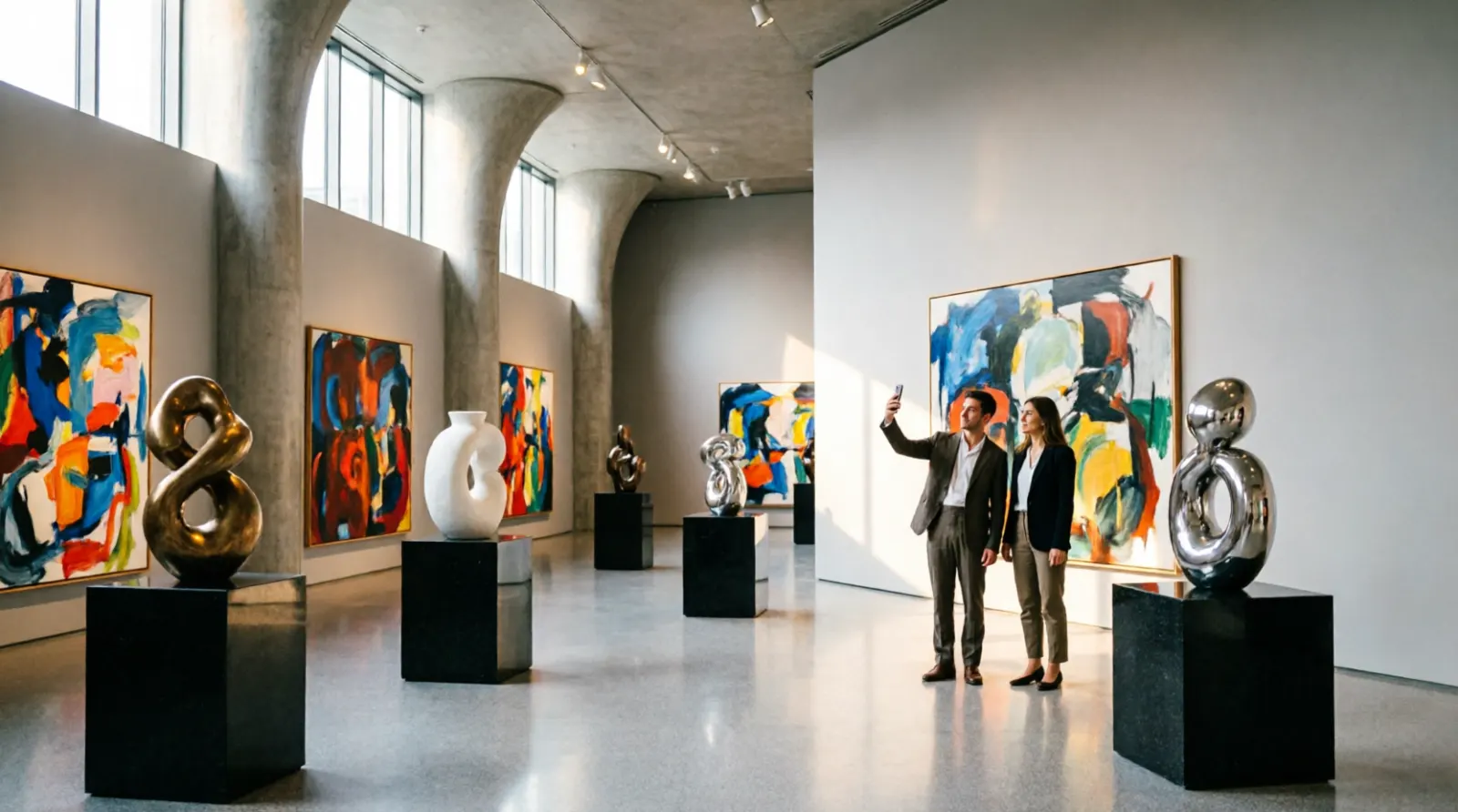 captions for art exhibition