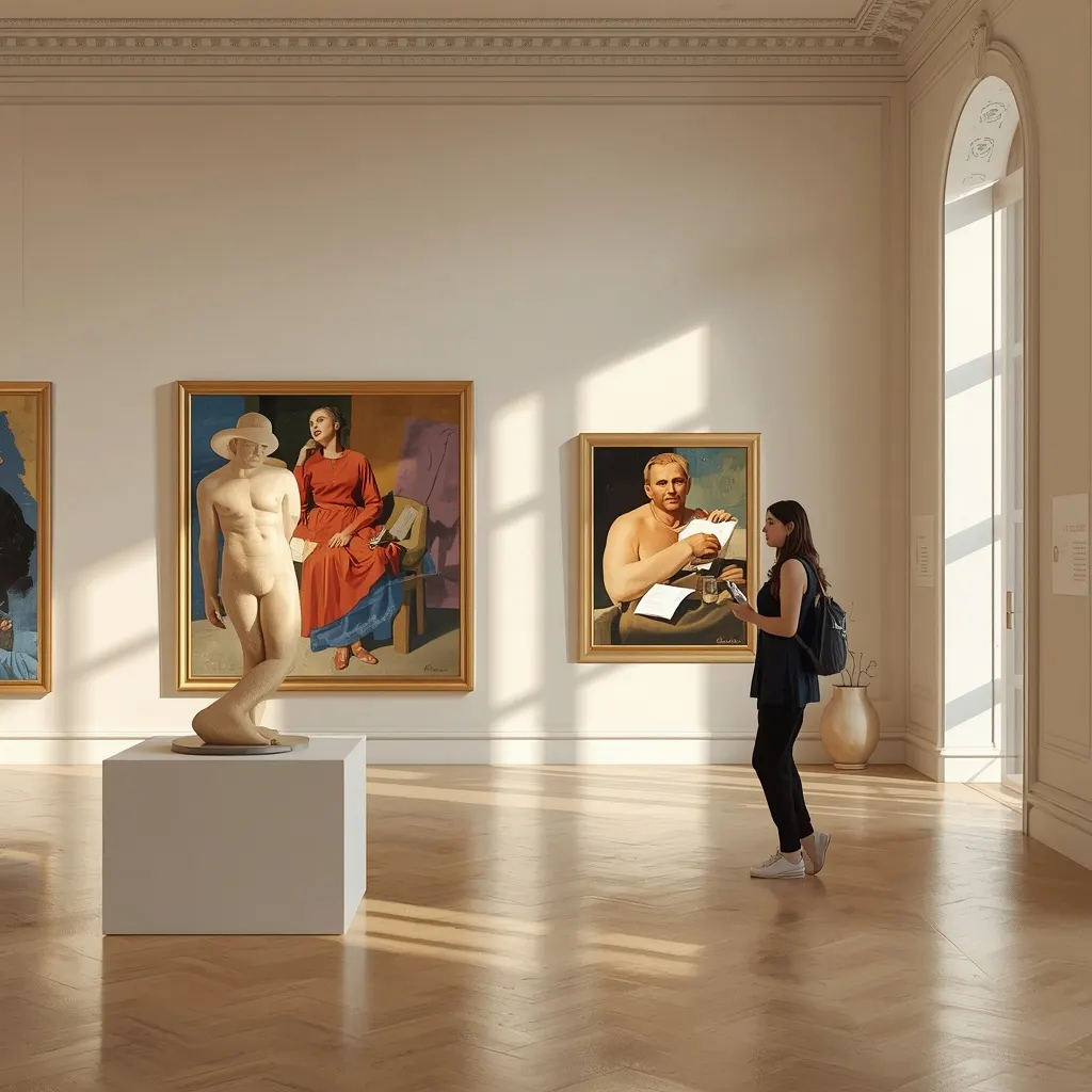 how to caption art