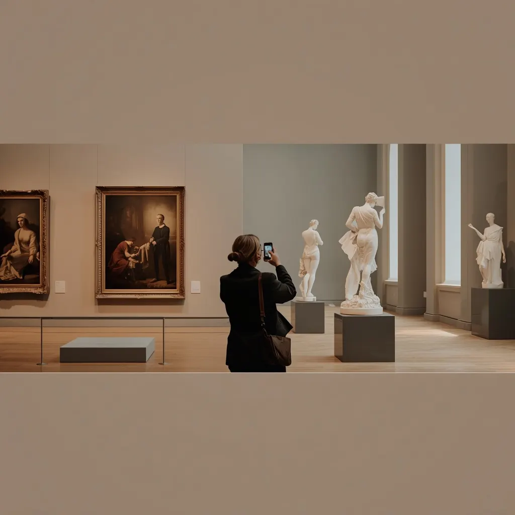museum photo captions