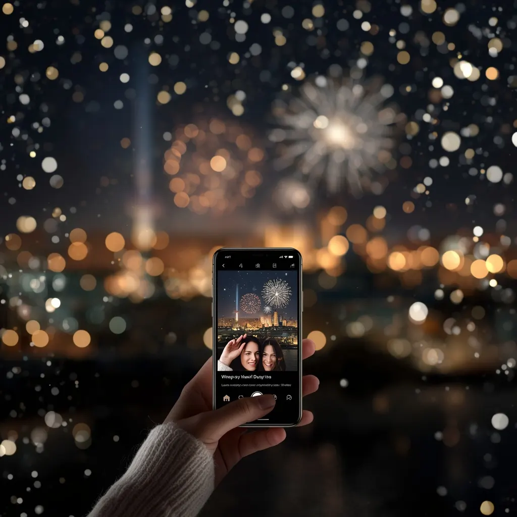new years caption